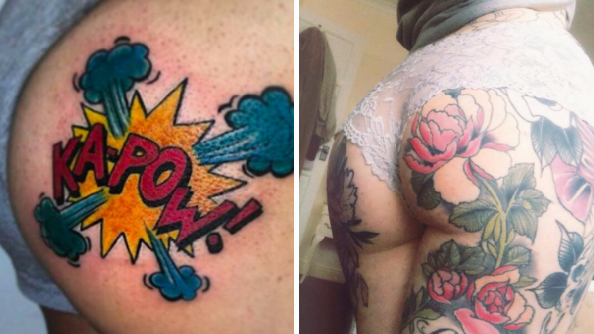Lee Bridge Tattoo  Rose tattoo on the butt cheek done  Facebook