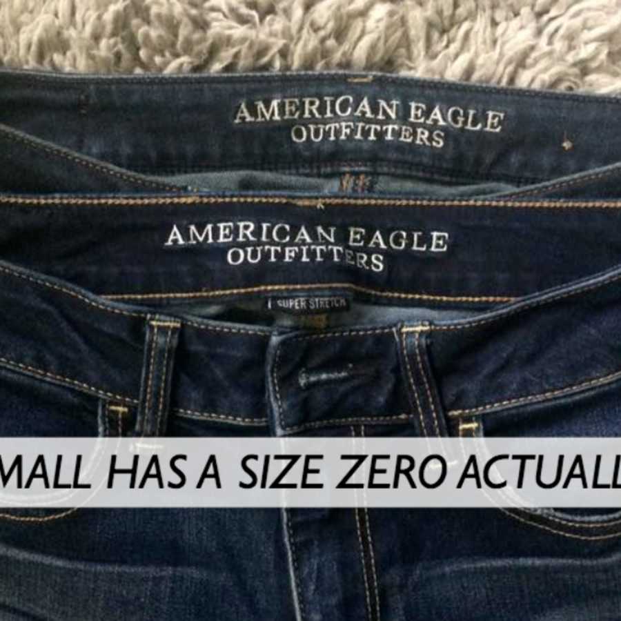 American eagle online jean sizing