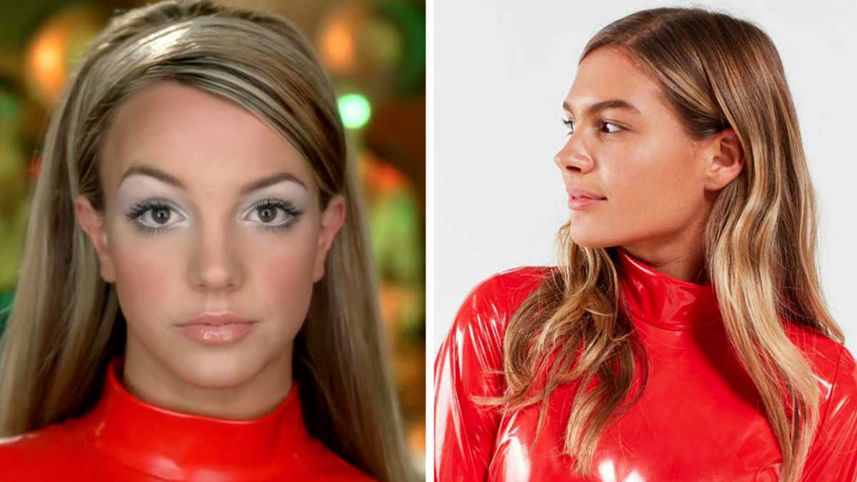 Intermediate mikrobølgeovn lancering Urban Outfitters has a Britney Spears-inspired red catsuit | CafeMom.com
