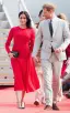 Meghan Markle in a red dress-placeholder