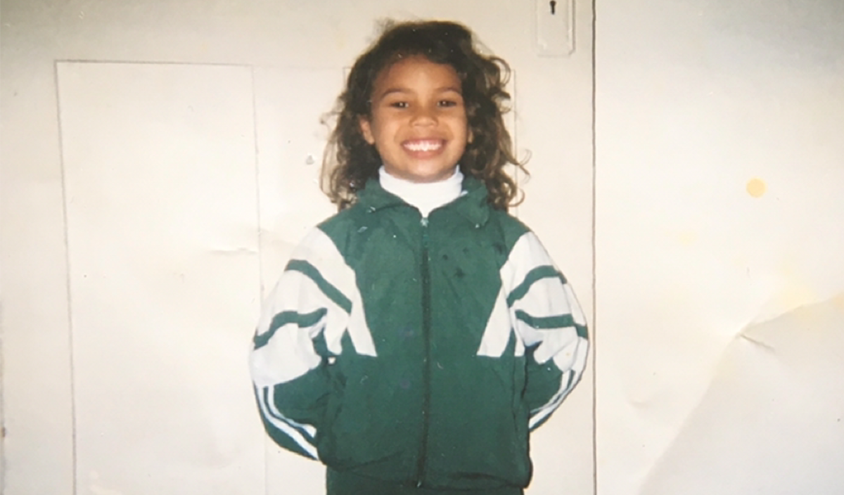 Sherice in Kinder:Year 1 attending her first primary school