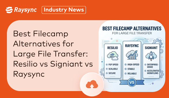 Best Filecamp Alternatives for Large File Transfer: Resilio vs Signiant vs Raysync