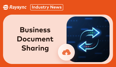 banner of business document sharing