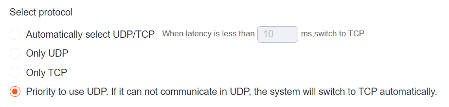 Raysync UDP
