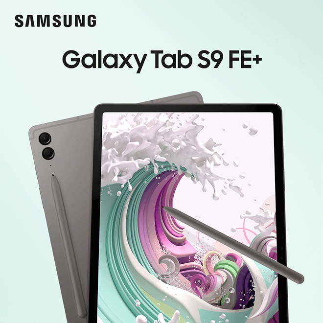 Samsung NO Galaxy TabS9 FE Plus Gray Launch KV