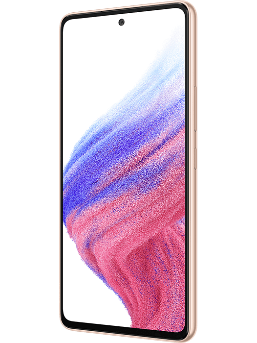 SM-A536 Galaxy A53 5G Awesome Peach Front R30-min