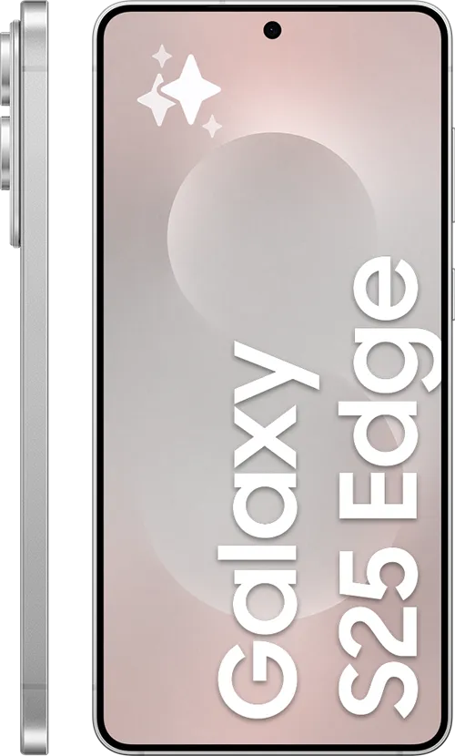 Samsung Galaxy S25 Edge Silver Front 250314