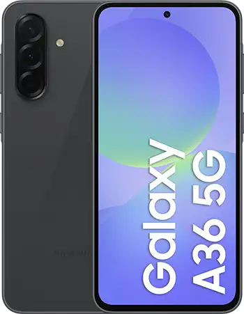Samsung Galaxy A36 5G Awesome Black Front