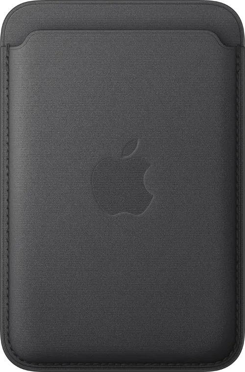 Apple iPhone - Black Finewoven Wallet With Magsafe Back Apple iPhone - Black Finewoven Wallet With Magsafe Back