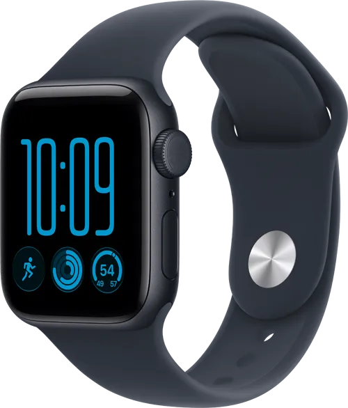 Apple Watch SE3 - Cellular 40mm - Midnight Aluminum Navy Blue Sport Band 34fr