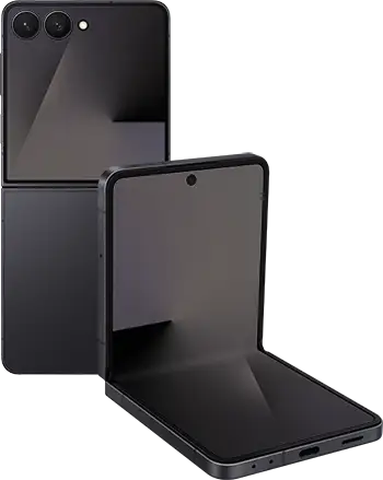 Samsung Galaxy Z Flip7 tabletopl30back jetblack