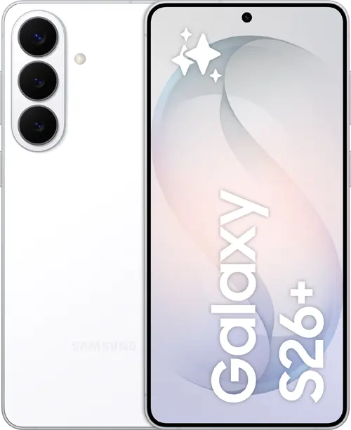 Galaxy S26 Plus Front White Galaxy S26 Plus Front White