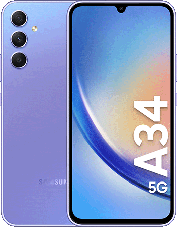 Galaxy A34 Awesome Violet 1