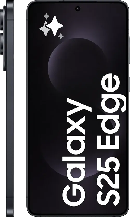 Samsung Galaxy S25 Edge Jetblack Front 250314