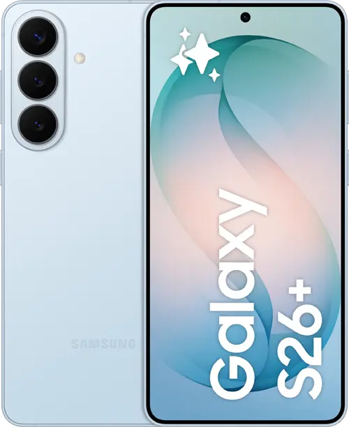 Galaxy S26 Plus Front Skyblue Galaxy S26 Plus Front Skyblue