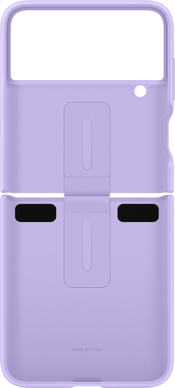 Samsung-Galaxy-Z-Flip4-Silicone-Cover-with-Ring-Bora-Purple-6