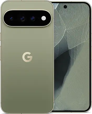 Google Pixel 11 Pro XL - Olive - Back Front Standing Soldier
