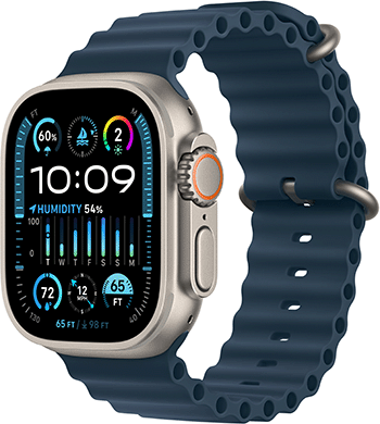Apple Watch Ultra 2 LTE 49mm Titanium Blue Ocean Band 1