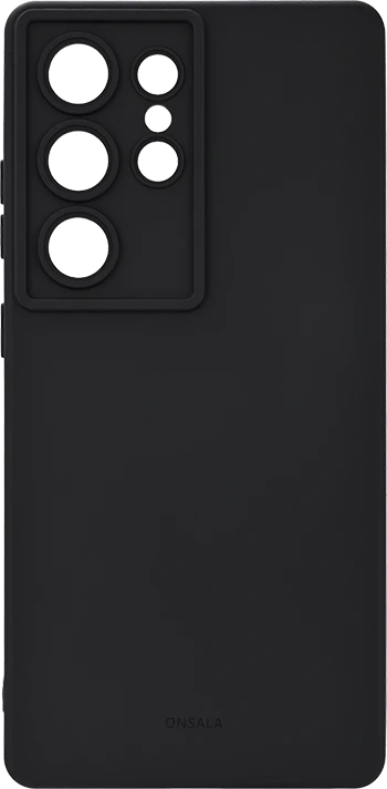 ONSALA - Samsung Galaxy S26 Ultra Back Silicon Touch Rec Magnetic Black