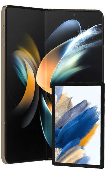 Samsung Galaxy Z Fold4 Gold Tab A8