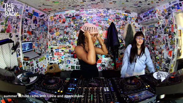 summer school radio with Lovie and sparklmami poster