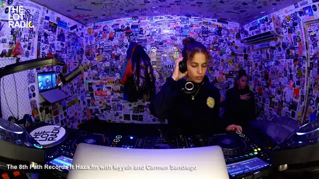 The 8th Path Records ft Haza.fm with Myyuh and Carmen Sandiego poster