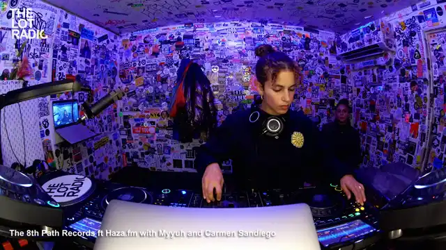 The 8th Path Records ft Haza.fm with Myyuh and Carmen Sandiego poster