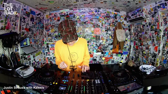 Justin Strauss with Kalexis poster