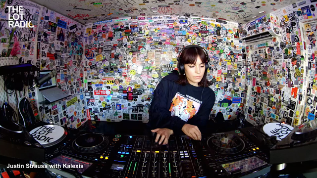 Justin Strauss with Kalexis poster