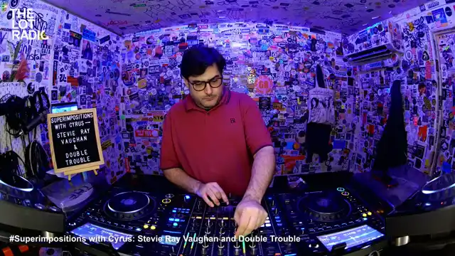 #Superimpositions with Cyrus: Stevie Ray Vaughan and Double Trouble poster