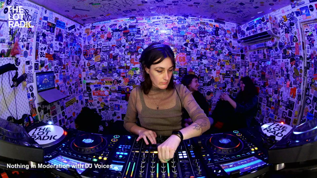 Nothing in Moderation with DJ Voices poster