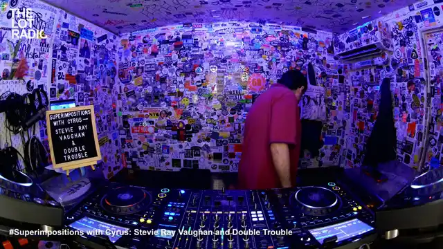 #Superimpositions with Cyrus: Stevie Ray Vaughan and Double Trouble poster