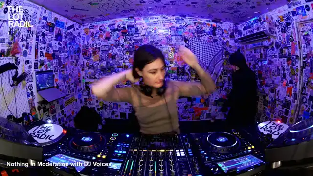 Nothing in Moderation with DJ Voices poster