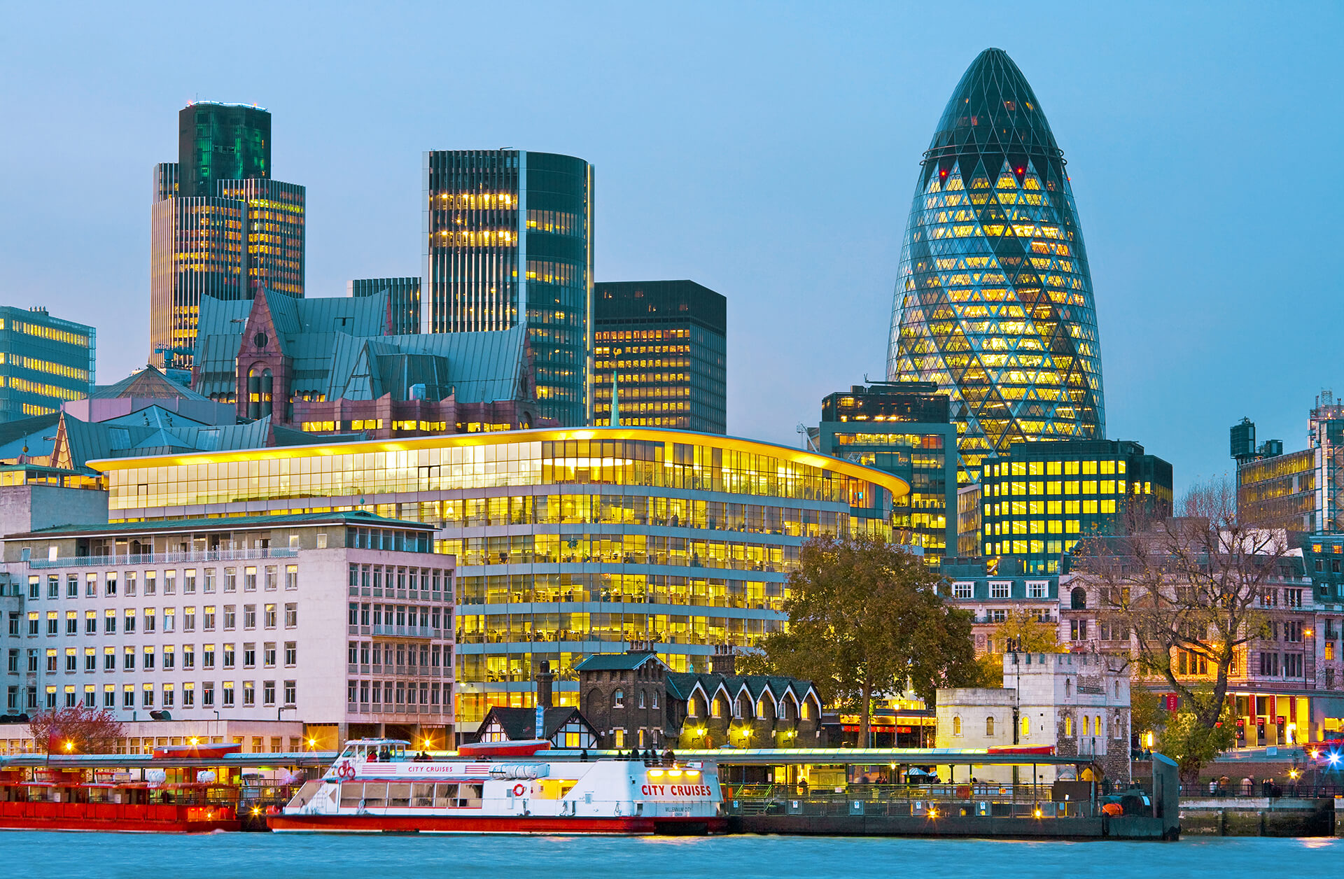 City of London and finance district.