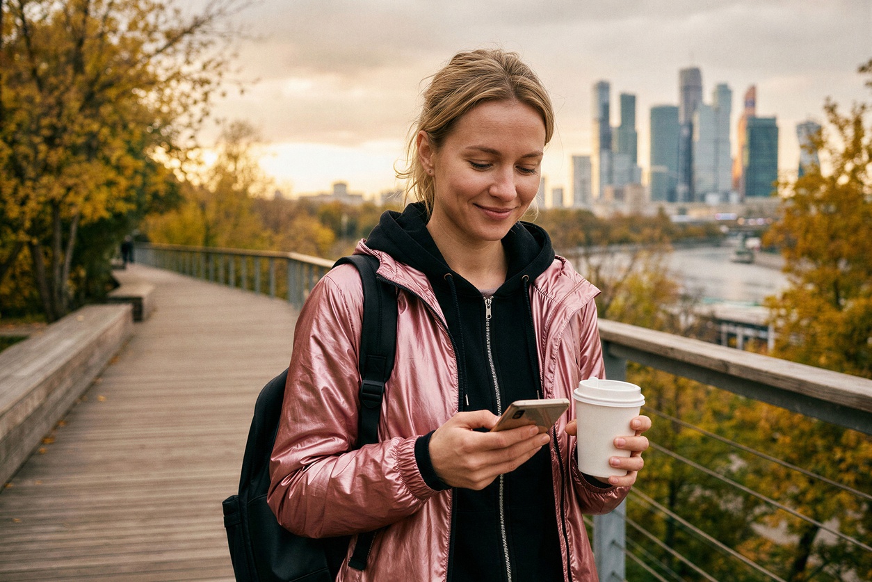 Mobile banking in New York, USA