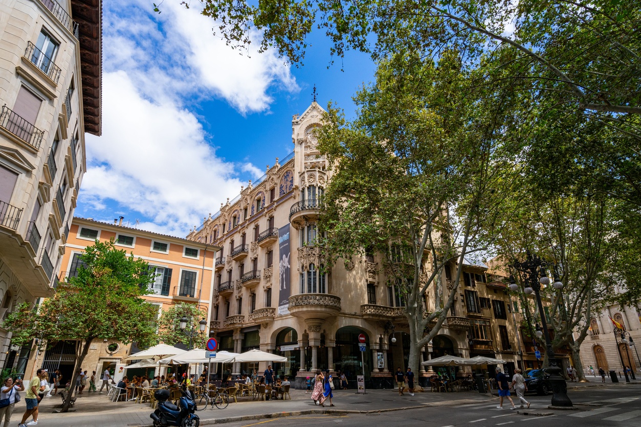 Young student abroad in Barcelona, Spain