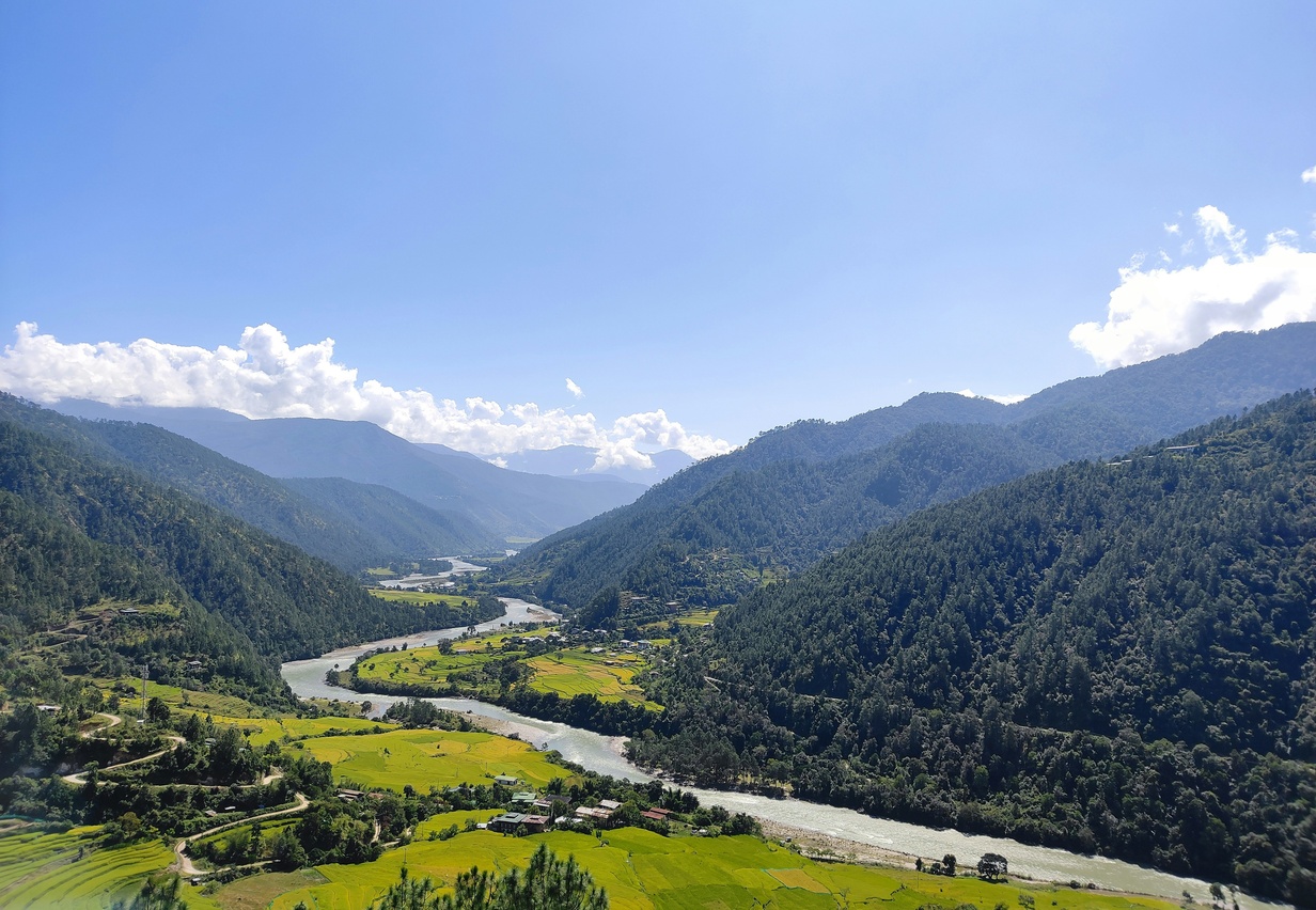 Valley in Bhutan