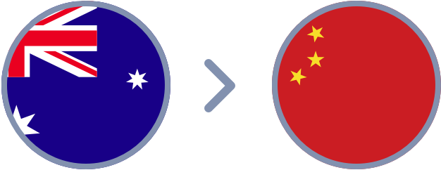 How to transfer Aussie dollars to China