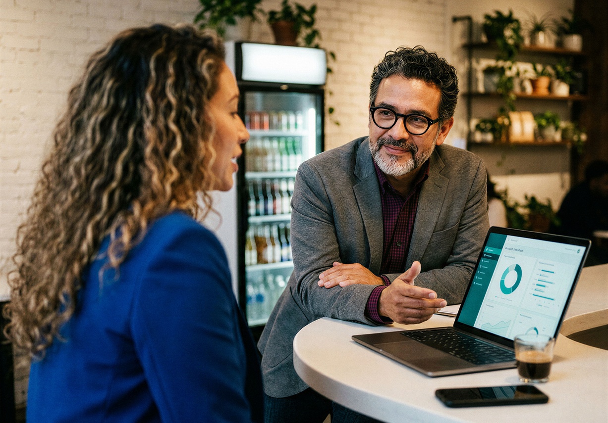 Meeting with a potential business payments provider
