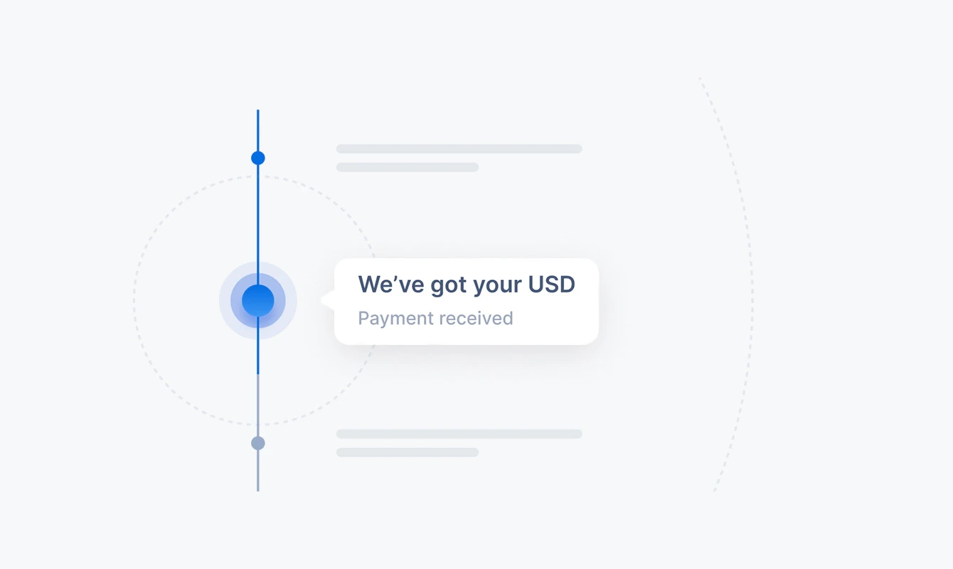 Track payments in real time