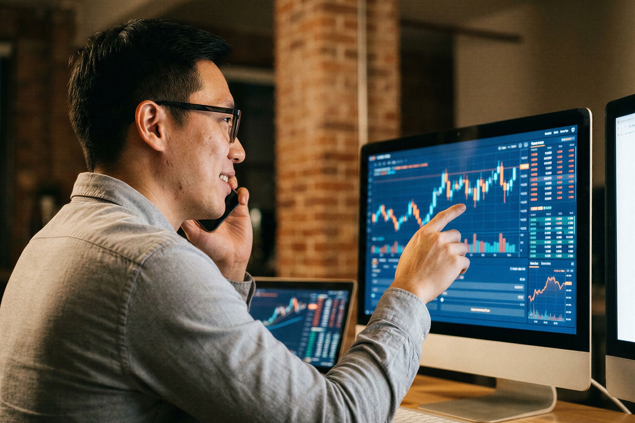 Viewing changes in the foreign currency markets