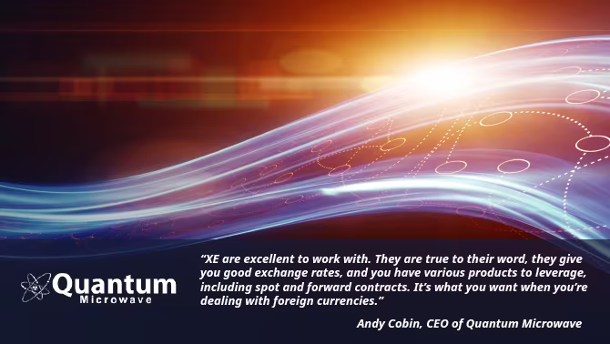 Main media for "XE Business Spotlight: Quantum Microwave Safeguards Profits with XE Money Transfer"