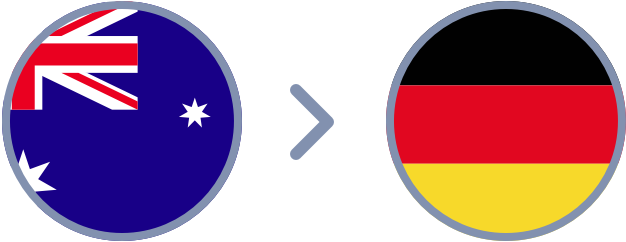 How to transfer Aussie dollars to Germany