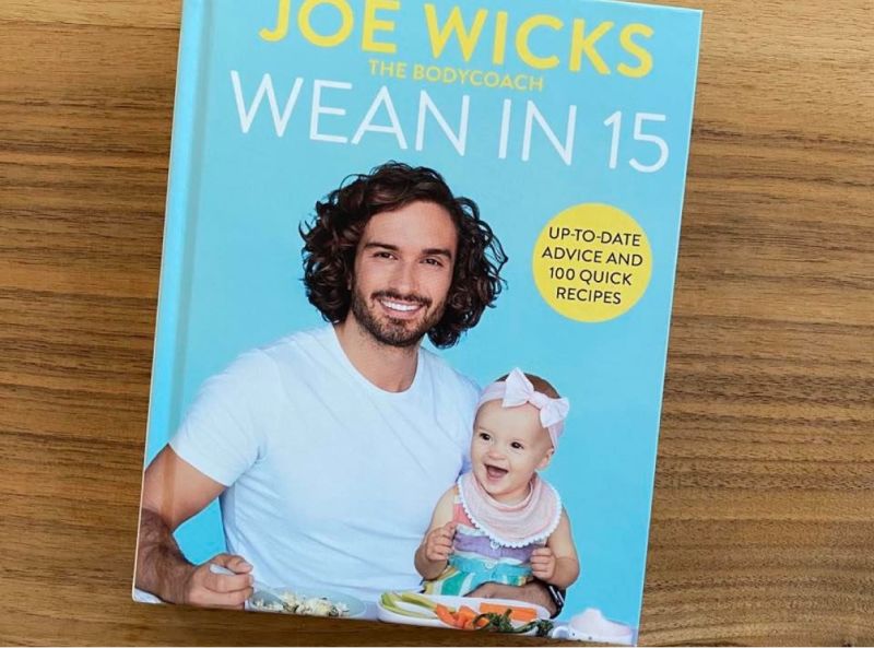 A copy of Joe Wicks' book 'Wean in 15'