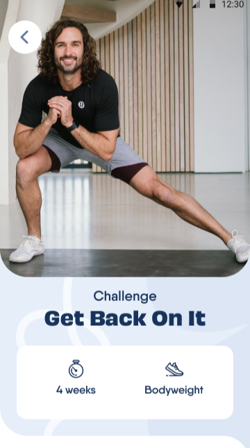 Challenges and live workouts