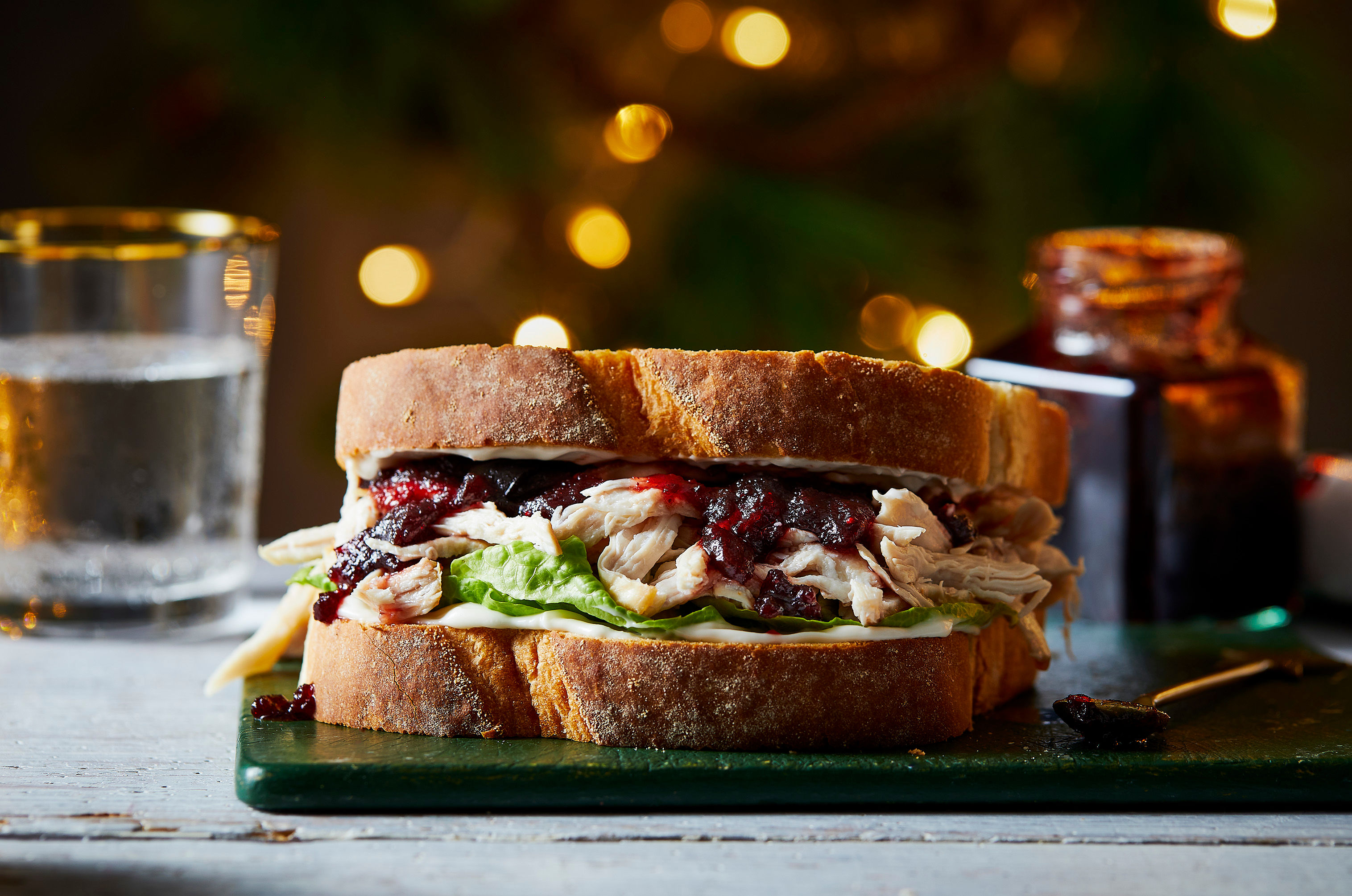 Christmas Turkey and Cranberry Sandwich 🎄