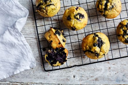 Blueberry Breakfast Cakes