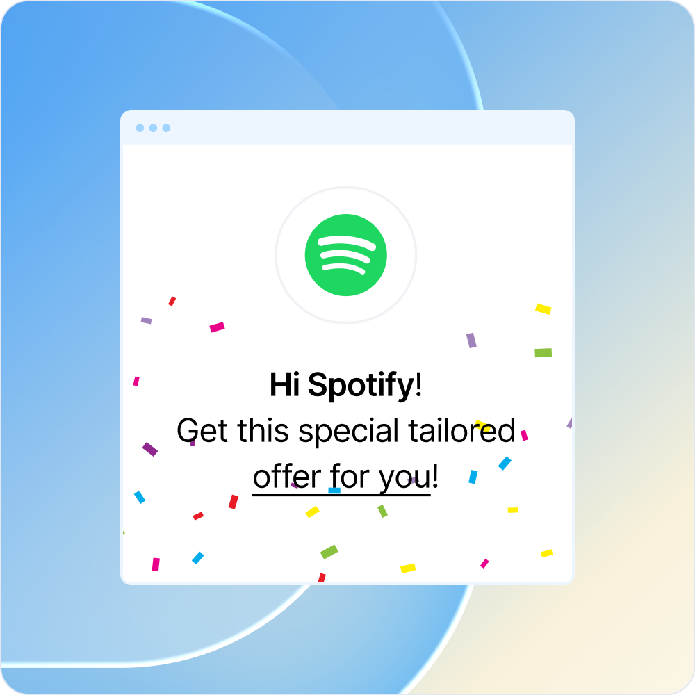 Build tailor-made website experiences