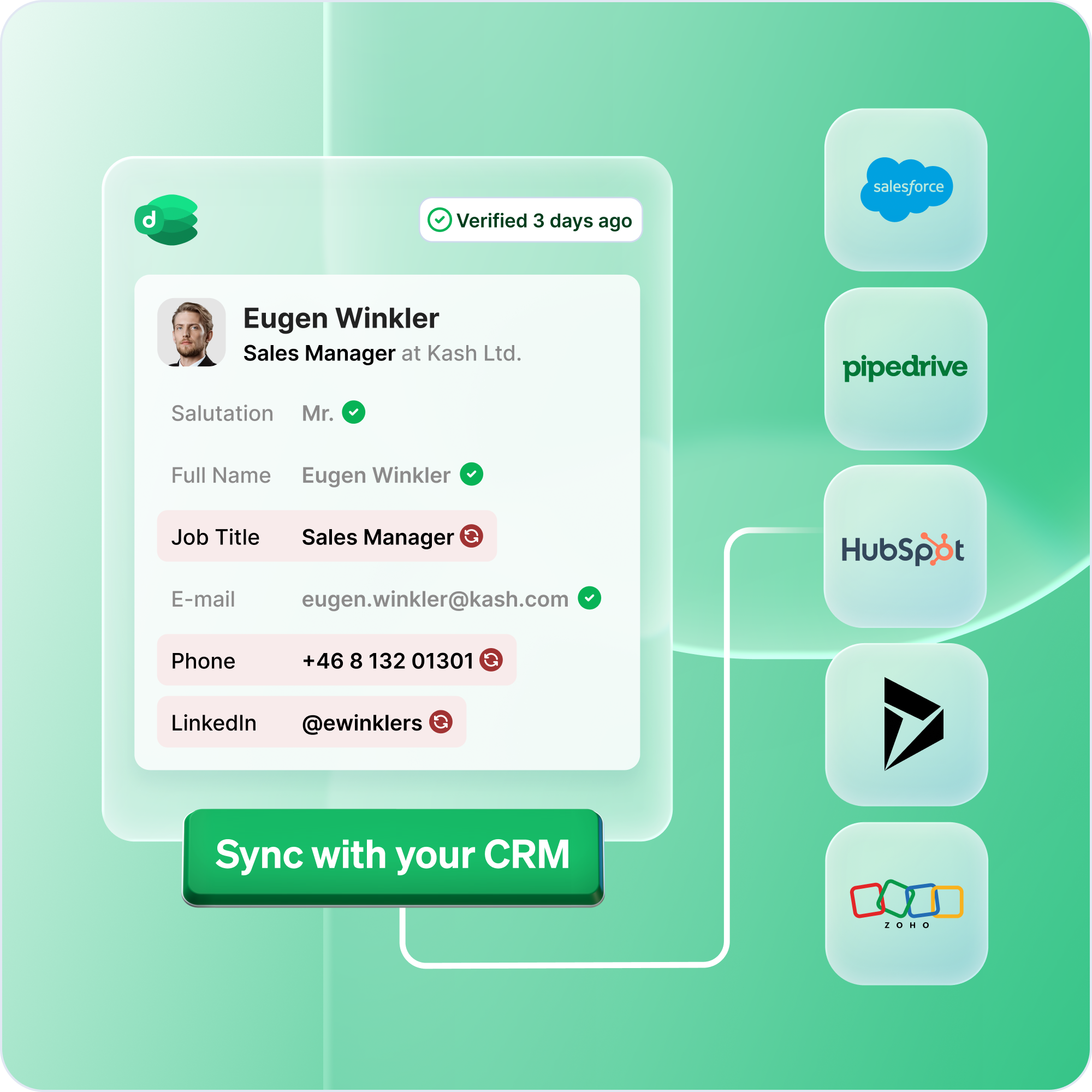 Keep your CRM up-to-date