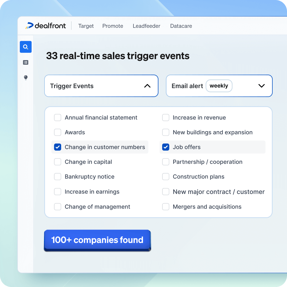 Reach out at the right time using Trigger Events